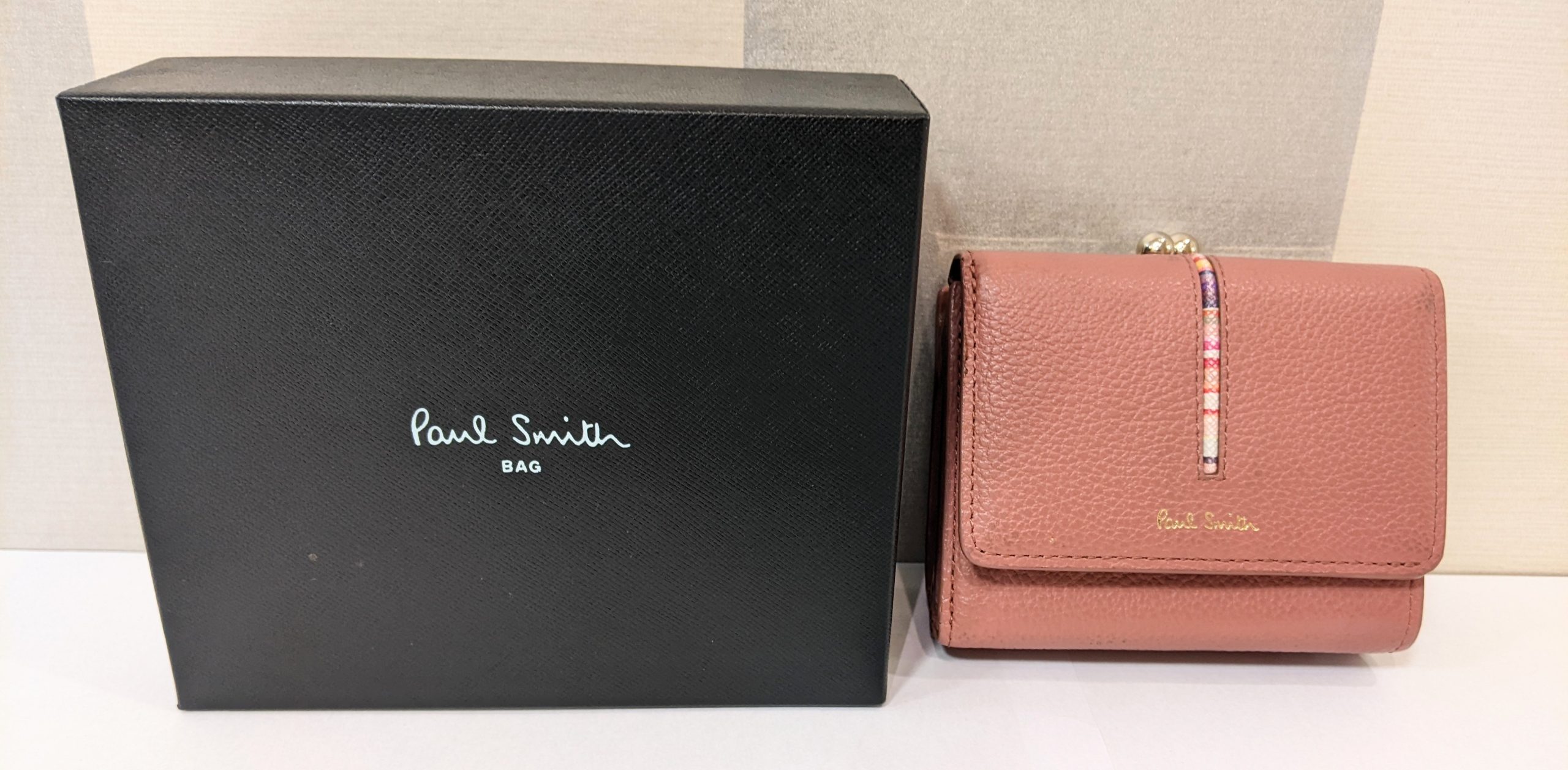 木更津,君津,袖ヶ浦,市原,富津,買取,源,PaulSmith,ポールスミス,レディース,三つ折り財布,ブランド小物
